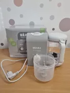 BEABA Babycook Express 4 az 1-ben bébiételkészítő, gyors főzés: kevesebb mint 15 perc, turmixolás, kíméletes és egészséges gőzpárolás, kiolvasztás, melegítés, 1250 ml űrtartalom, bársonyszürke OUTLET termék