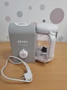 BEABA Babycook Express 4 az 1-ben bébiételkészítő, gyors főzés: kevesebb mint 15 perc, turmixolás, kíméletes és egészséges gőzpárolás, kiolvasztás, melegítés, 1250 ml űrtartalom, bársonyszürke OUTLET termék