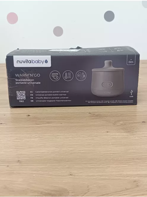 Nuvita 1162 Warm'n'Go hordozható cumisüveg melegítő, OUTLET termék