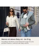 Stokke Limas bio pamut babahordozó újszülötteknek, 3 pozíció, elöl, háton és csípőn, Terracotta színben OUTLET termék