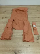 Stokke Limas bio pamut babahordozó újszülötteknek, 3 pozíció, elöl, háton és csípőn, Terracotta színben OUTLET termék
