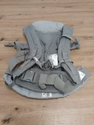 Ergobaby Omni Breeze ergonomikus babahordozó újszülött kortól 20 kg-ig, 4 hordozási pozícióval, szürke OUTLET termék