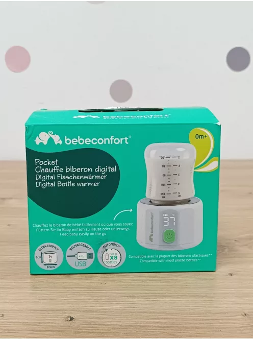 Bebeconfort digitális hordozhatós kompakt cumisüveg-melegítő OUTLET termék