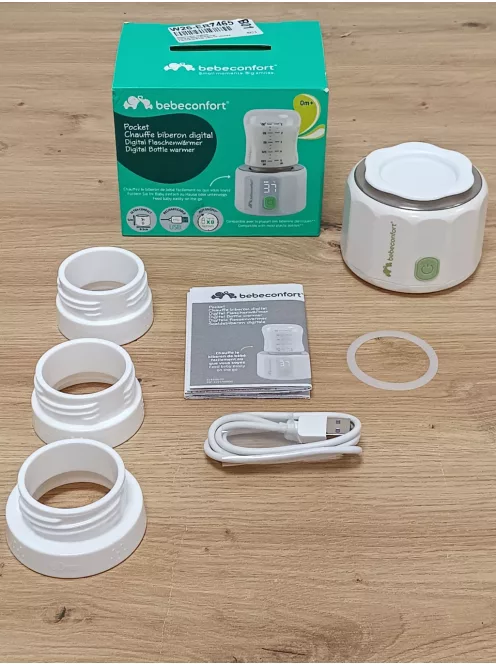 Bebeconfort digitális hordozhatós kompakt cumisüveg-melegítő OUTLET termék