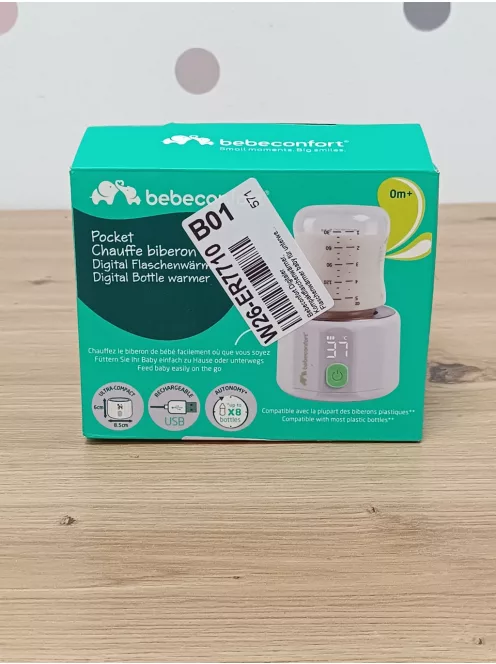 Bebeconfort digitális hordozhatós kompakt cumisüveg-melegítő OUTLET termék