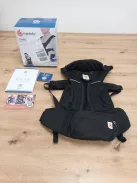 Ergobaby Omni Breeze babahordozó újszülötteknek, 4 hordozási pozíció, fekete OUTLET termék