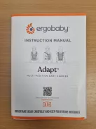 Ergobaby Adapt babahordozó újszülöttkortól, 0–48 hónapos korig világos barna szìnű OUTLET termék
