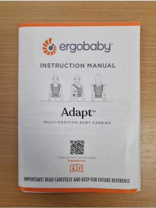 Ergobaby Adapt babahordozó újszülöttkortól, 0–48 hónapos korig világos barna szìnű OUTLET termék