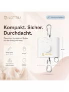 Lottili Elektromos motor baba rugós bölcsőhöz. hangtalan és öntanuló, időzítővel és folyamatos üzemmóddal OUTLET termék