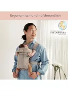 BABYBJÖRN Mini babahordozó 3D Mesh, bézs színű OUTLET termék