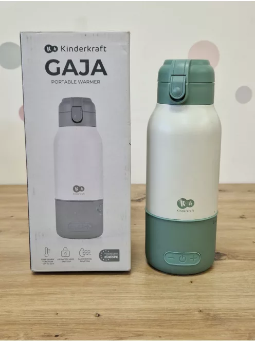 Kinderkraft GAJA mobil cumisüveg-melegítő 2 az 1-ben termosz 500 ml OUTLET termék