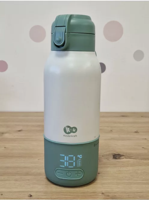 Kinderkraft GAJA mobil cumisüveg-melegítő 2 az 1-ben termosz 500 ml OUTLET termék
