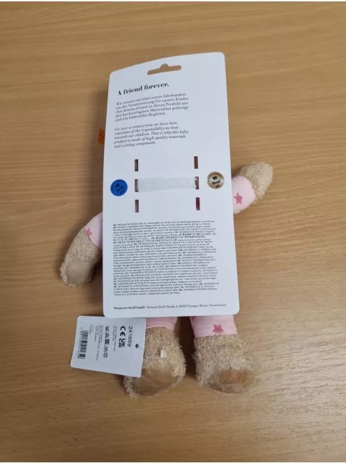 Steiff Teddy puha és mosható plüss maci babáknak 25 cm OUTLET termék
