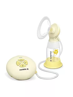   Medela Swing Flex elektromos mellszívó – kompakt kialakítás – PersonalFit Flex mellszívó tölcsérekkel és Medela OUTLET termék