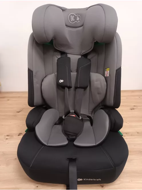 Kinderkraft SAFETY FIX 3 PRO gyerekülés, i-Size 76-150 cm, 9-36 kg,szürke OUTLET termék