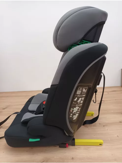 Kinderkraft SAFETY FIX 3 PRO gyerekülés, i-Size 76-150 cm, 9-36 kg,szürke OUTLET termék