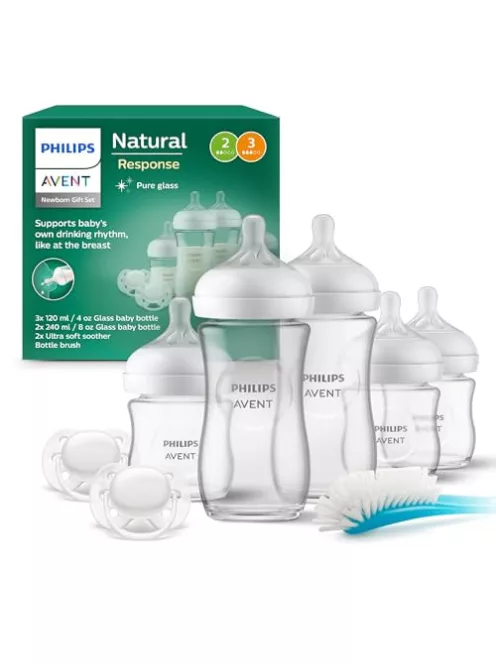 Philips AVENT Natural Response üveg ajándékszett újszülötteknek OUTLET termék