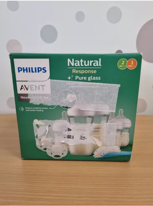 Philips AVENT Natural Response üveg ajándékszett újszülötteknek OUTLET termék