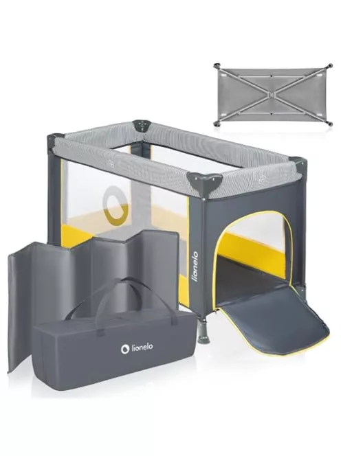 Lionelo Stefi Baby kiságy, utazóágy születéstől 15 kg-ig OUTLET termék