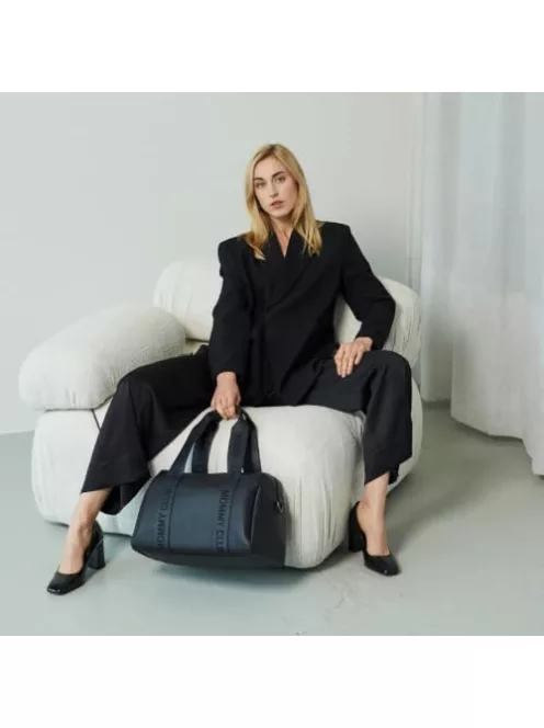CHILDHOME Mommy Bag pelenkázótáska, pelenkázó alátéttel, fekete OUTLET termék