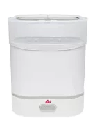 Nip sterilizáló cumisüvegekhez, gőzsterilizátor 6 cumisüveghez és tartozékokhoz, fehér OUTLET termék
