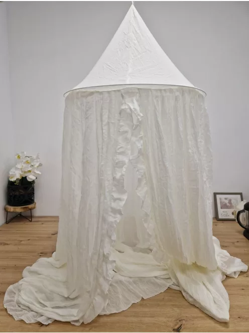 Jollein Vintage baldachin függöny 245cm  - Ivory OUTLET termék