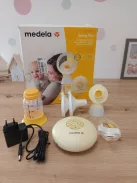 Medela Swing Flex elektromos mellszívó – kompakt kialakítás – PersonalFit Flex mellszívó tölcsérekkel és Medela OUTLET termék
