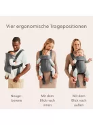 BABYBJÖRN Mini babahordozó, 3D Jersey, sötétszürke OUTLET termék