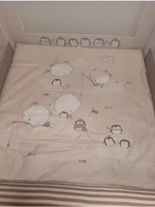 LIONELO BONNIE járóka 15 kg-ig, születéstől 36 hónapos korig, 100 x 96 cm OUTLET termék