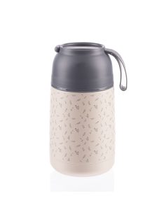   Zopa étel termosz - rozsdamentes acél, szilikon fogantyúval 620 ml Flowers