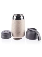 Zopa étel termosz - rozsdamentes acél, szilikon fogantyúval 620 ml Flowers