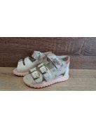 Asso lányka bőr szandál-fehér mintás 21-es méret