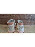 Asso lányka bőr szandál-fehér mintás 21-es méret