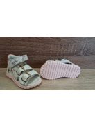 Asso lányka bőr szandál-fehér mintás 21-es méret