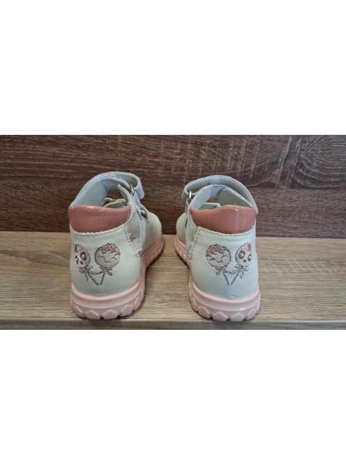 Asso lányka bőr szandál-virágos-23-as méret