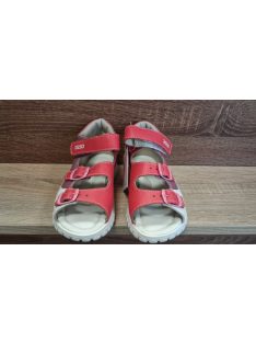   Asso bőr lányka szandál fehér-rózsaszín méhecskés 29-es méret