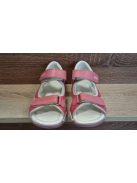 Asso lányka bőr szandál tépőzáras rózsaszín 30-as méret