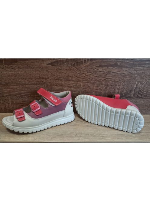 Asso lányka bőr szandál méhecskés 30-as méret