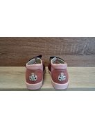 ASSO supinalt lányka bőr szandál-bordó katicás 24-es méret