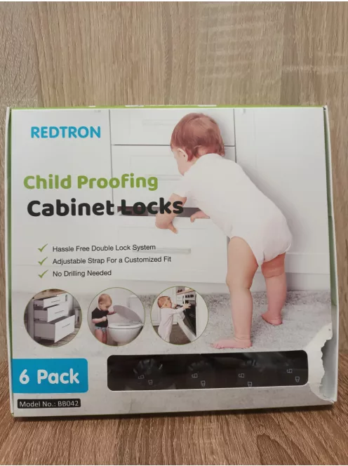 Redtron 6 db-os biztonsági zár készlet. OUTLET termék.